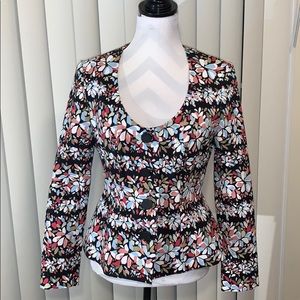 Anne Klein Multi-color Tailored Jacket